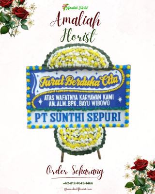 Papan Bunga Duka di Bungur