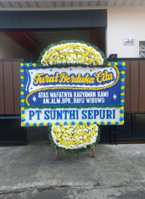 Papan Bunga Duka di Bungur