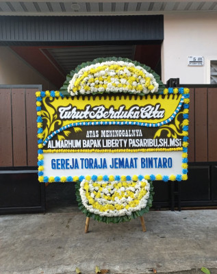 Papan Bunga Duka di Bungur