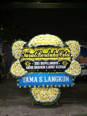 Papan Bunga Duka di Bungur